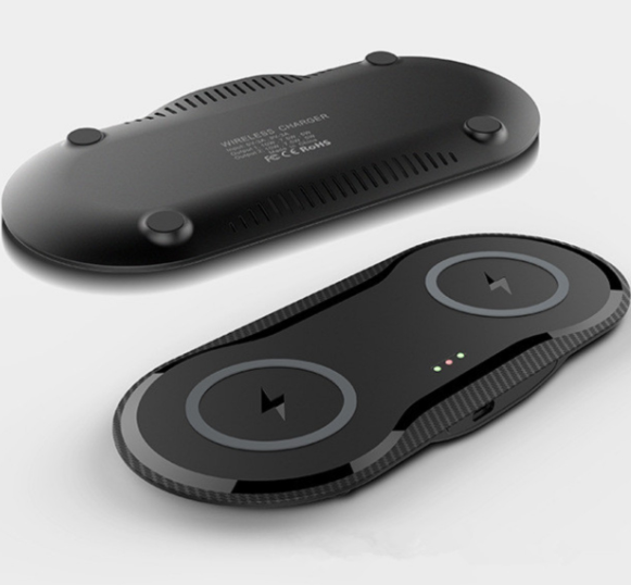 2 in 1 Dual 10W Fast Wireless Charger