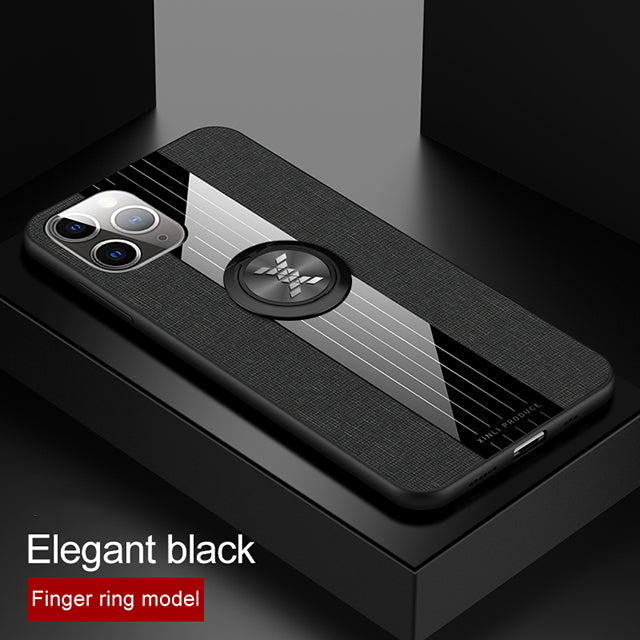 Fabric iPhone Case With Finger Ring