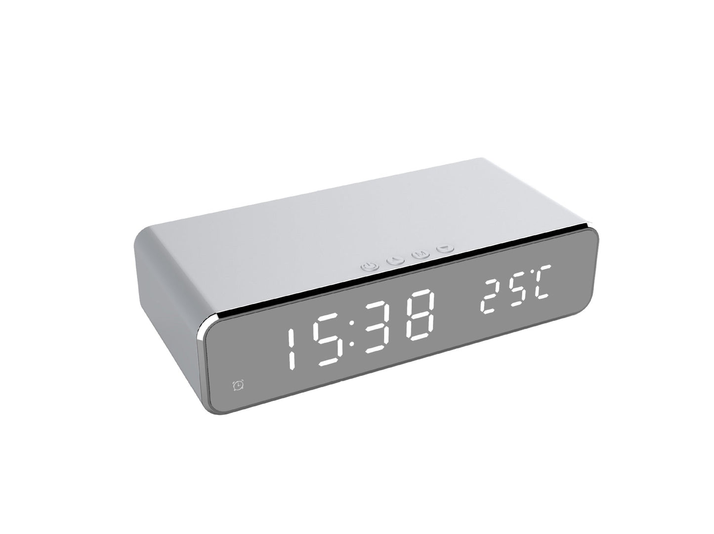 Led Alarm Clock And Phone Charger