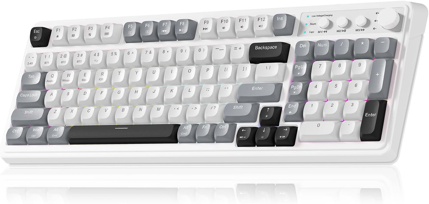 Metacova S99 | Tri-Mode Wireless Mechanical Keyboard - Creamy Edition