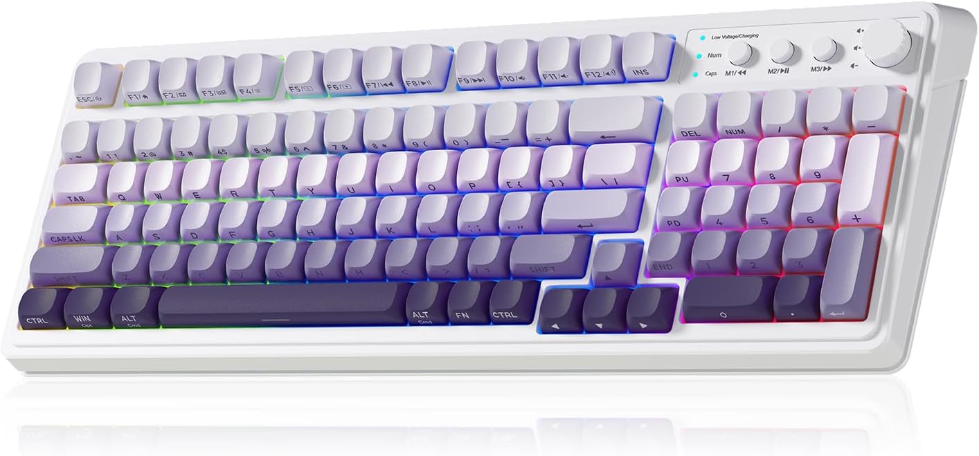 Metacova S99 | Tri-Mode Wireless Mechanical Keyboard - Creamy Edition