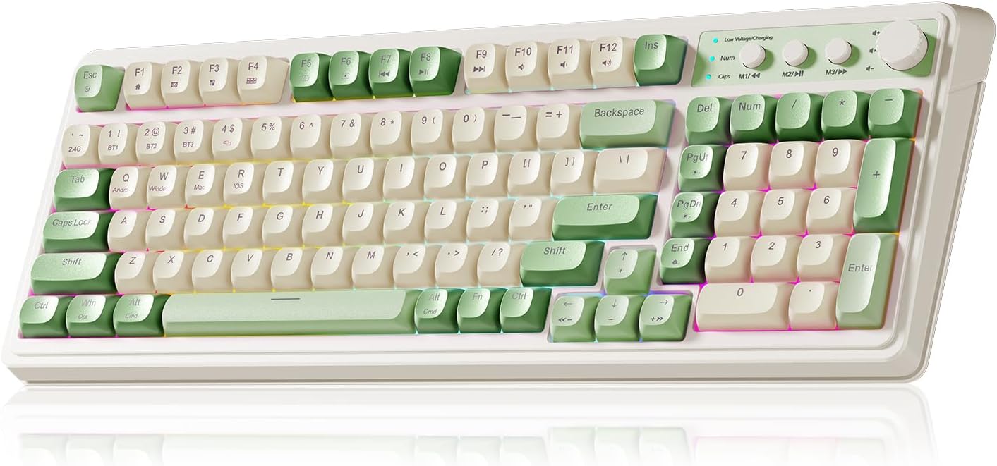 Metacova S99 | Tri-Mode Wireless Mechanical Keyboard - Creamy Edition