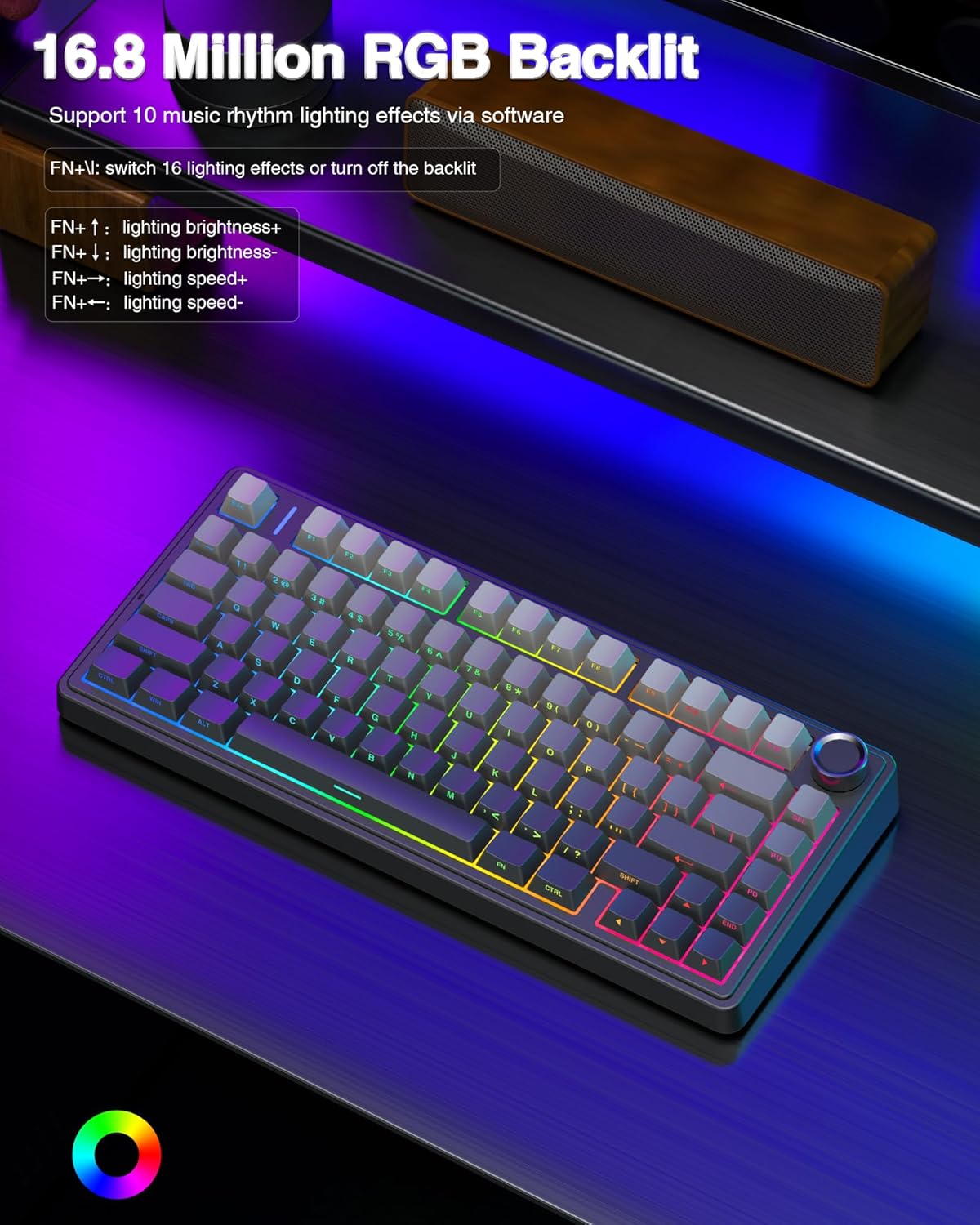 Metacova F75 Pro | Compact Tri-Mode Mechanical Keyboard